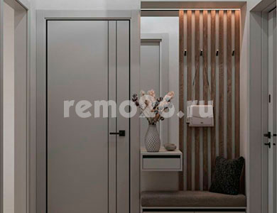 Дизайнерский ремонт 1 комнатной квартиры для молодой девушки в ЖК Квартет