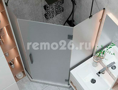 Дизайнерский ремонт 1 комнатной квартиры для молодой девушки в ЖК Квартет