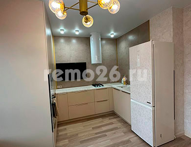 Дизайнерский ремонт 1 комнатной квартиры для молодой девушки в ЖК Квартет