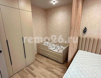 Дизайнерский ремонт 1 комнатной квартиры для молодой девушки в ЖК Квартет