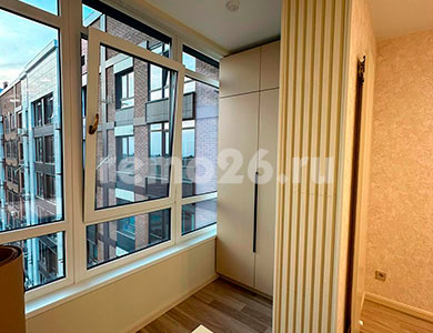 Дизайнерский ремонт 1 комнатной квартиры для молодой девушки в ЖК Квартет