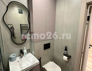 Дизайнерский ремонт 1 комнатной квартиры для молодой девушки в ЖК Квартет