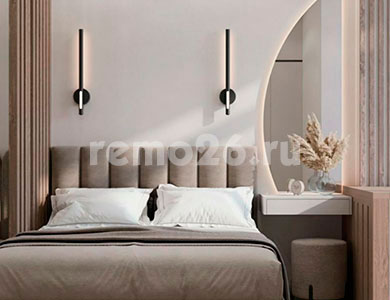 Дизайнерский ремонт 1 комнатной квартиры для молодой девушки в ЖК Квартет