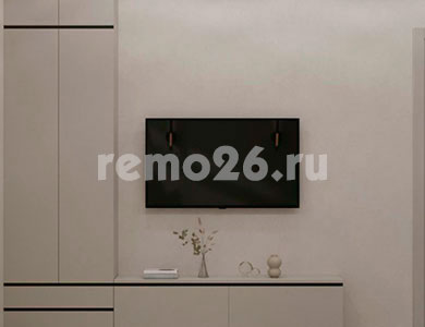 Дизайнерский ремонт 1 комнатной квартиры для молодой девушки в ЖК Квартет